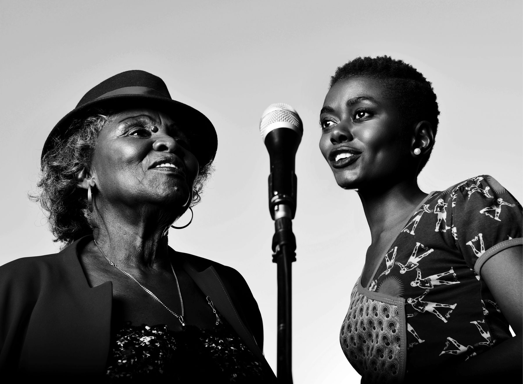 Dorothy Masuka and Tribute “Birdie” Mboweni, photographed by Siphiwe Mhlambi